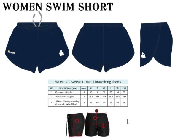 PQIM703 Swim shorts (F)